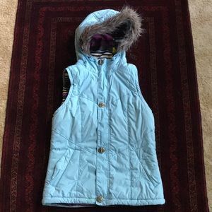 Burton baby blue vest